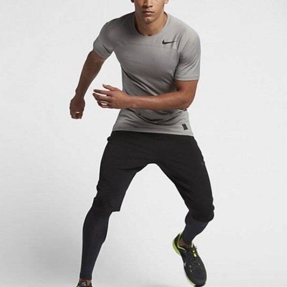 MEN'S NIKE PRO HYPERCOOL FITTED Shirt small grey - Picture 4 of 11